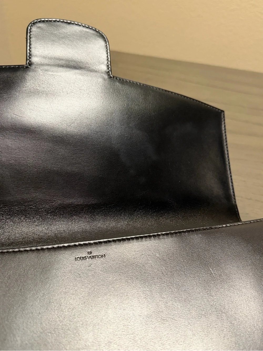 Louis Vuitton structured black